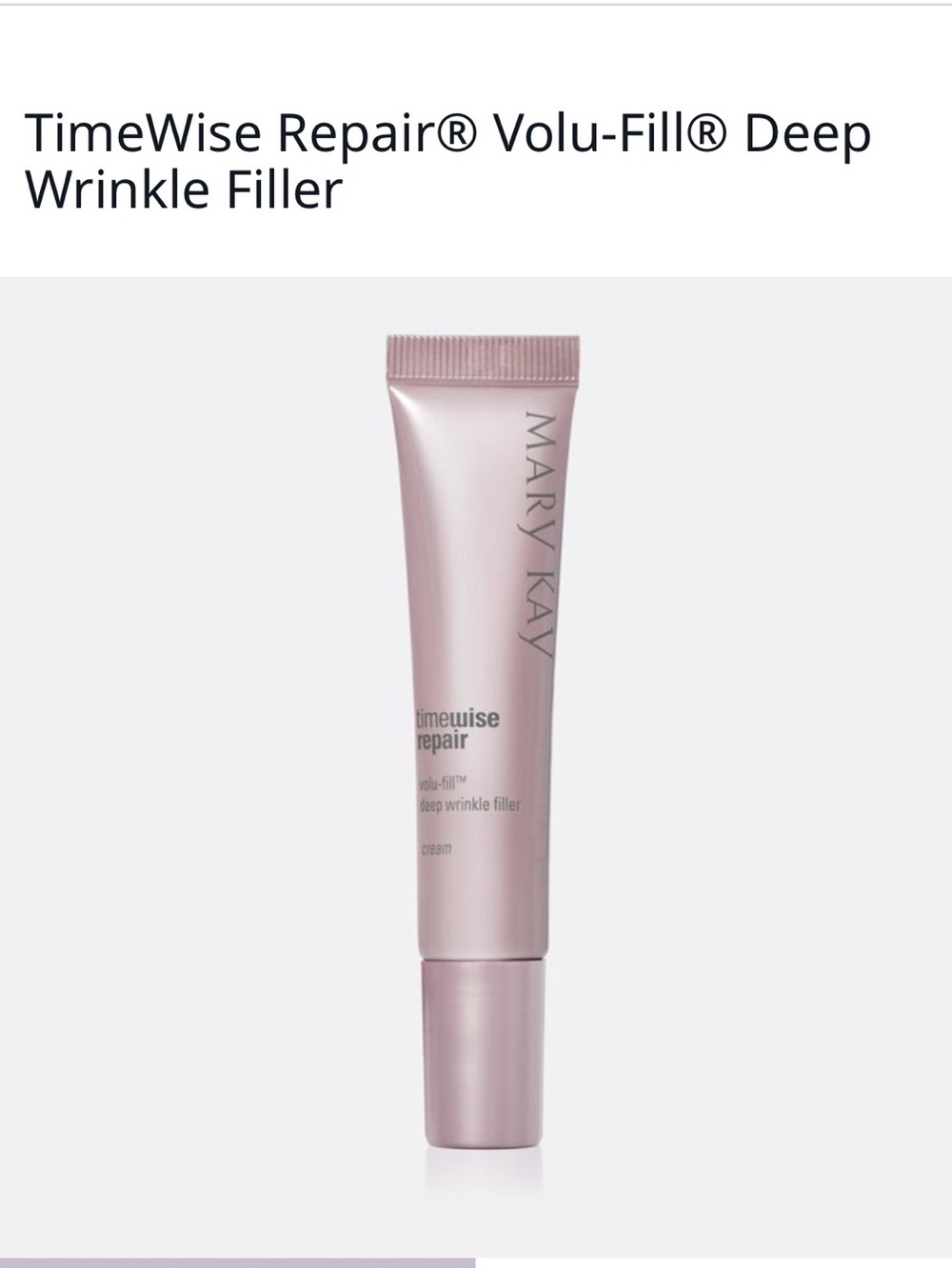 Mary Kay TimeWise Repair Volu-Fill Deep Wrinkle Filler - Rose